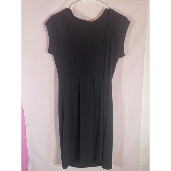Liz Claiborne Size 4 Black  short sleeve Dress - Picture 2 of 4